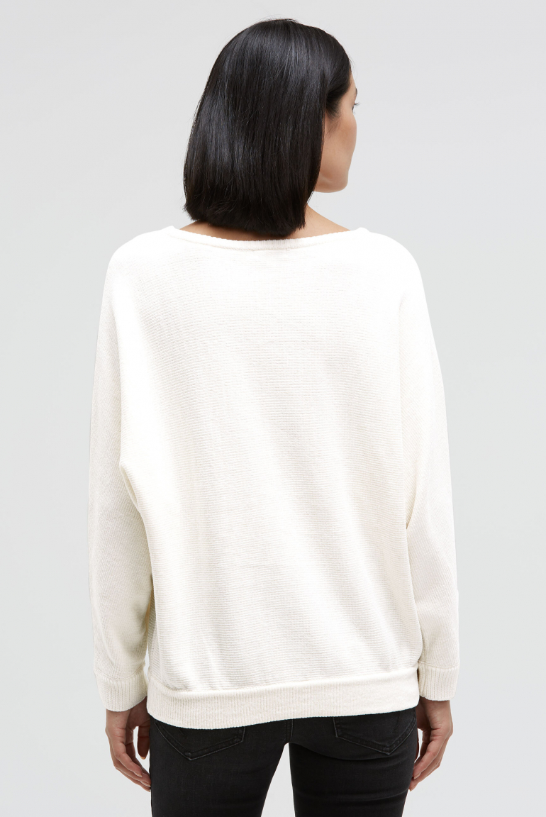 Žinylkový svetr s třpytivým potiskem