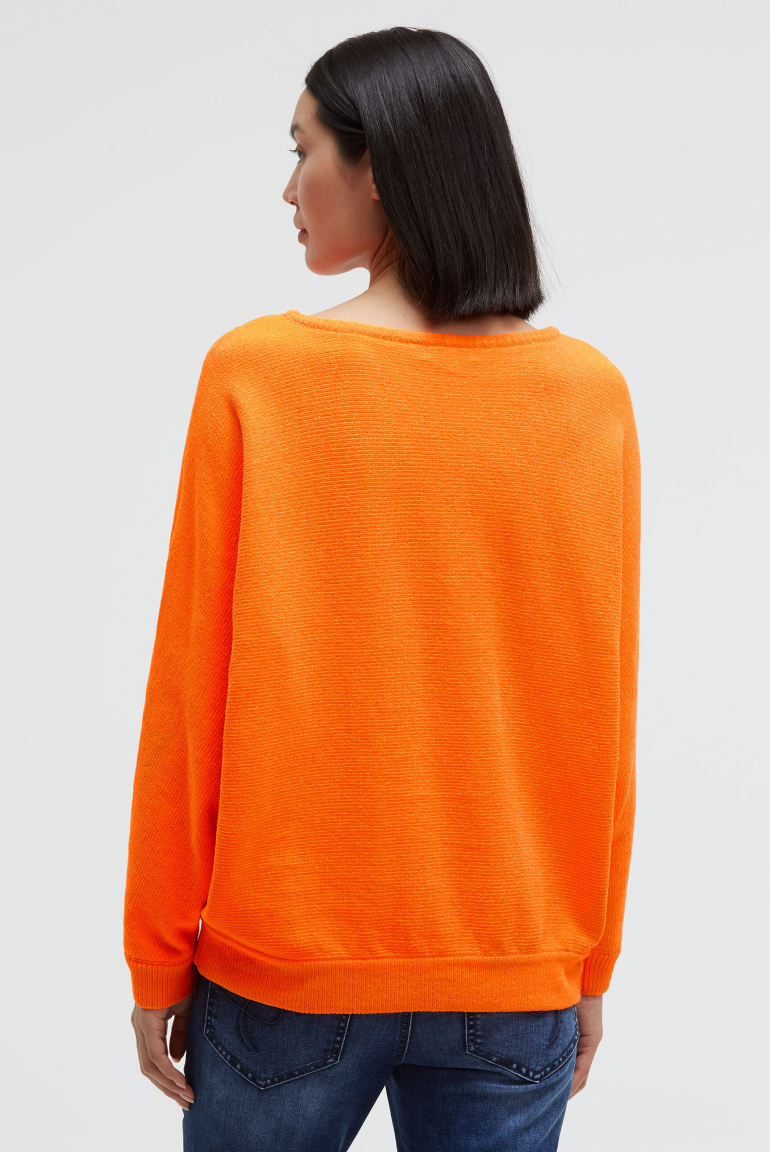 Žinylkový svetr s třpytivým potiskem