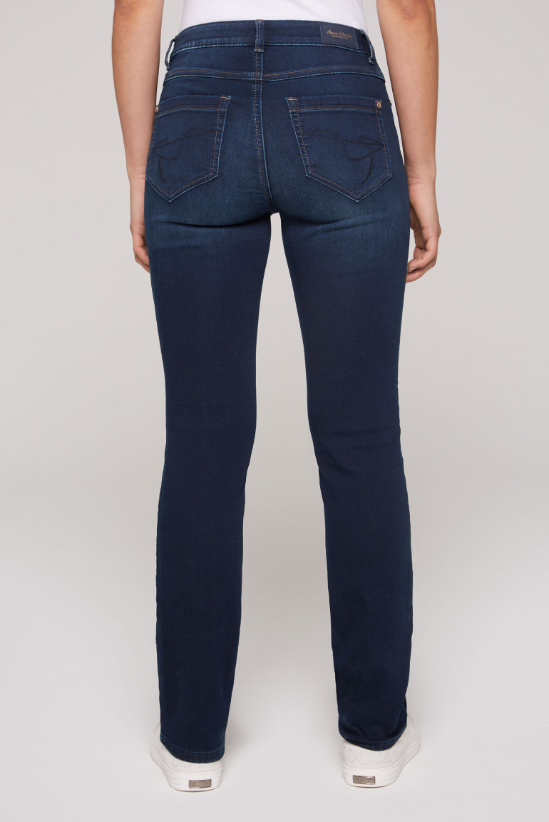 Džíny RO:MY z materiálu jogg denim