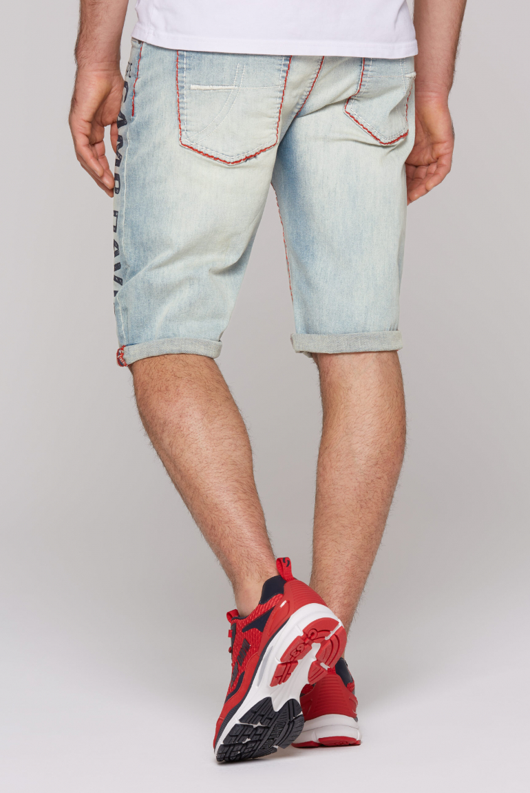 Džínové kraťasy RO:BI Slim Fit