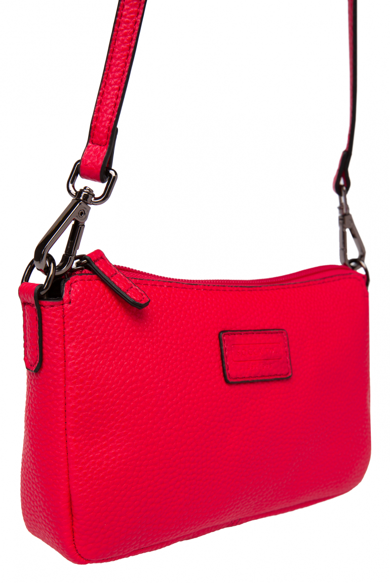 Malá crossbody taška se štítkem