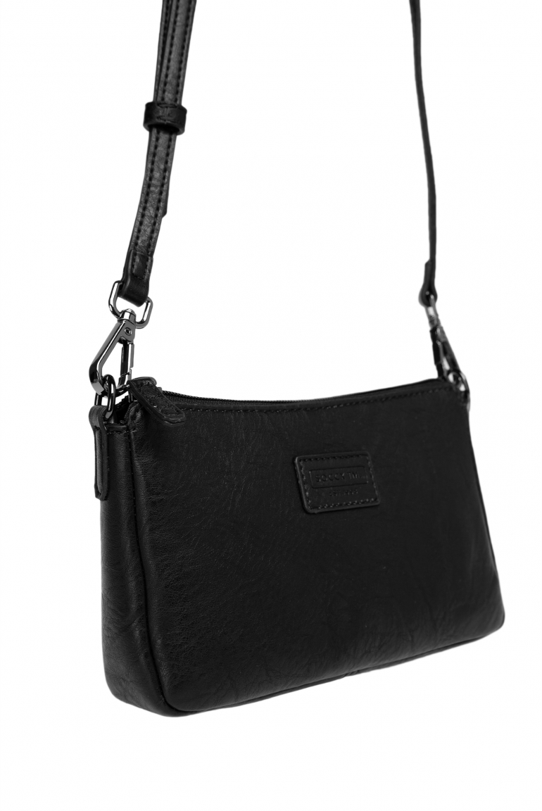 Malá crossbody taška se štítkem