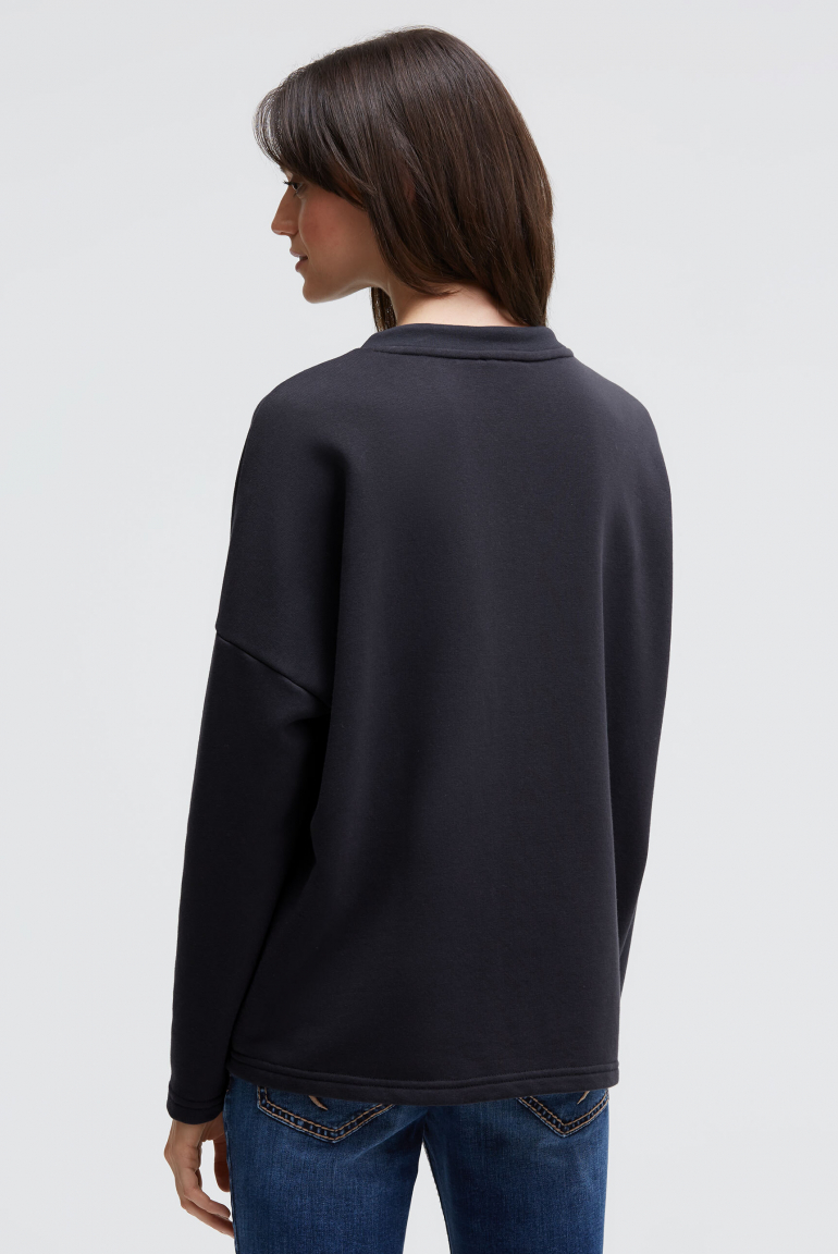 Oversized mikina s tištěným nápisem