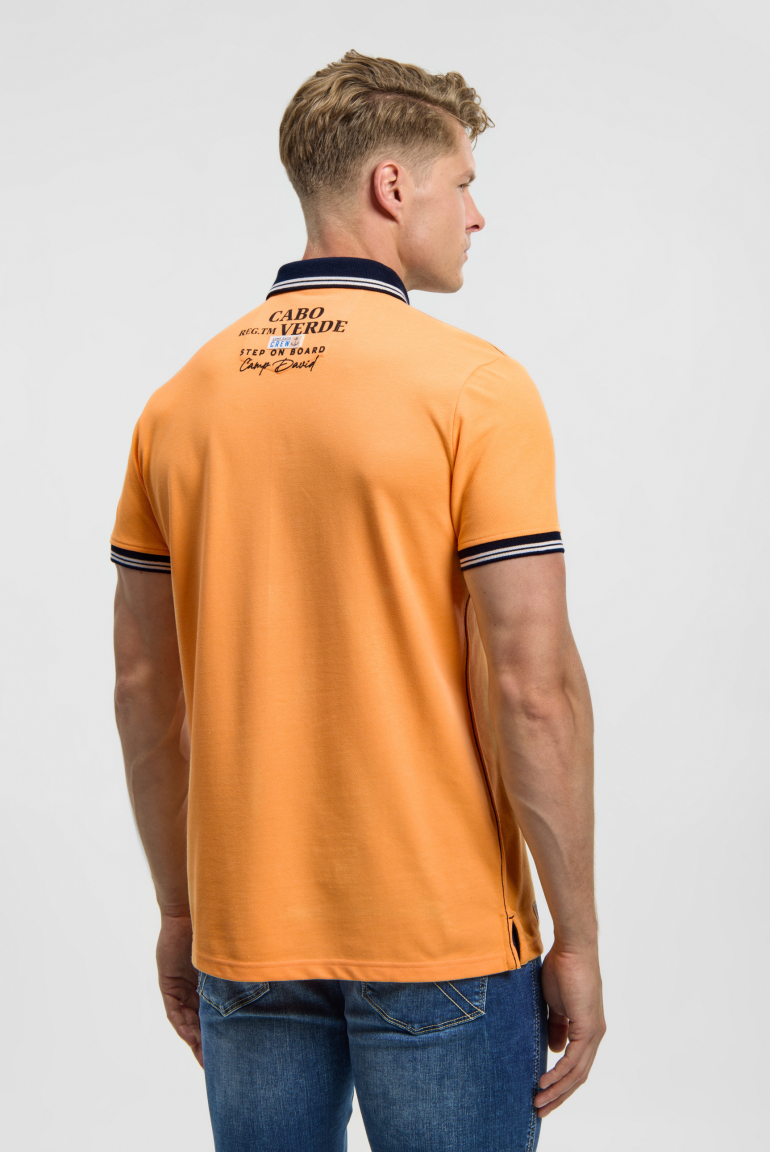 Polo tričko piké s aplikacemi značky