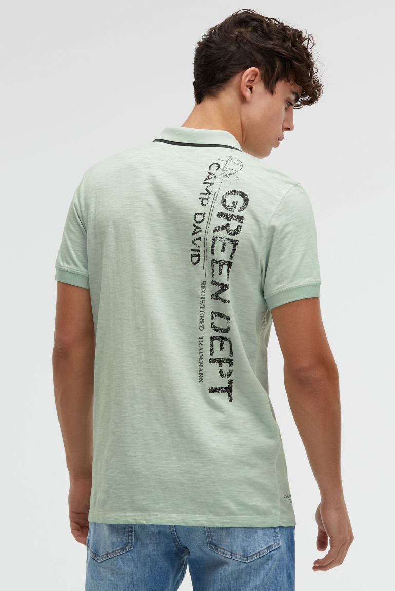 Polo tričko s vintage potisky