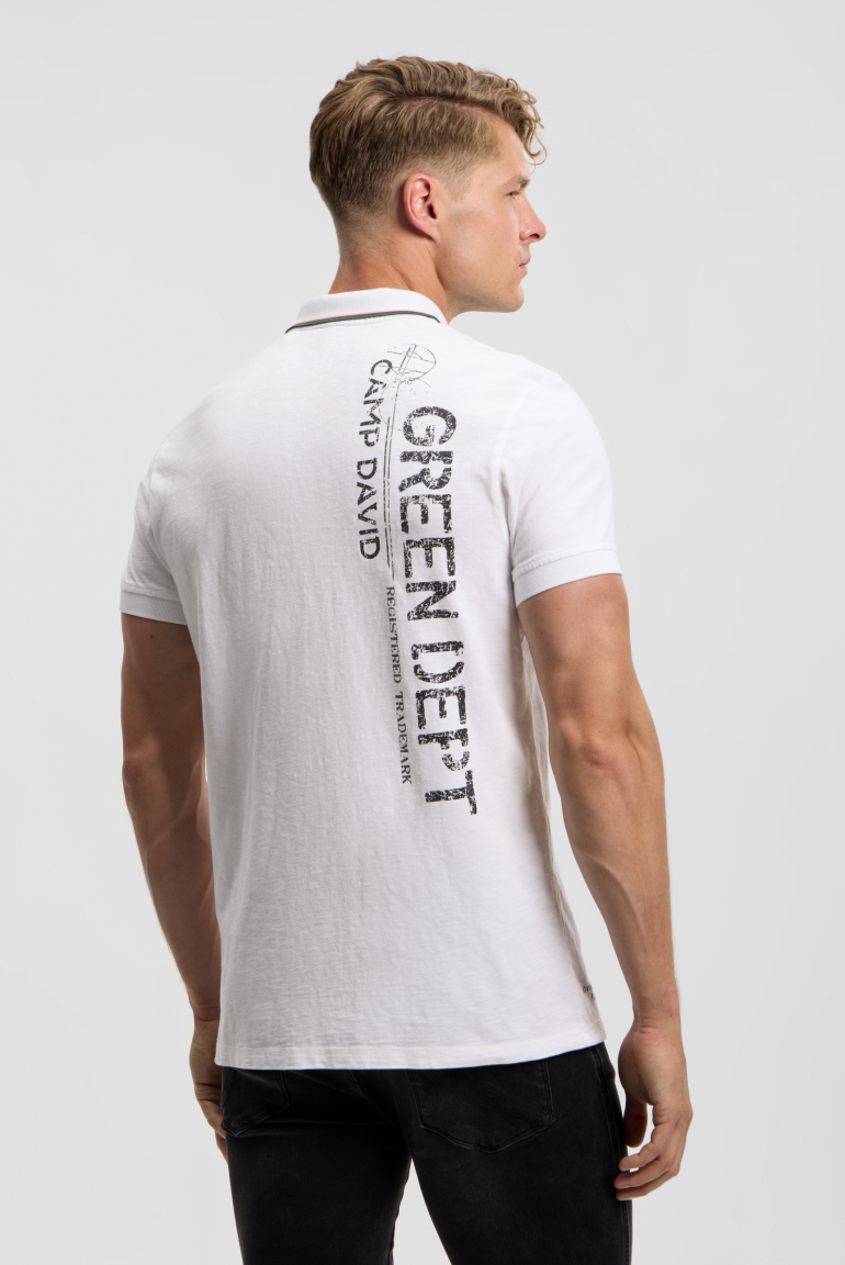 Polo tričko s vintage potisky