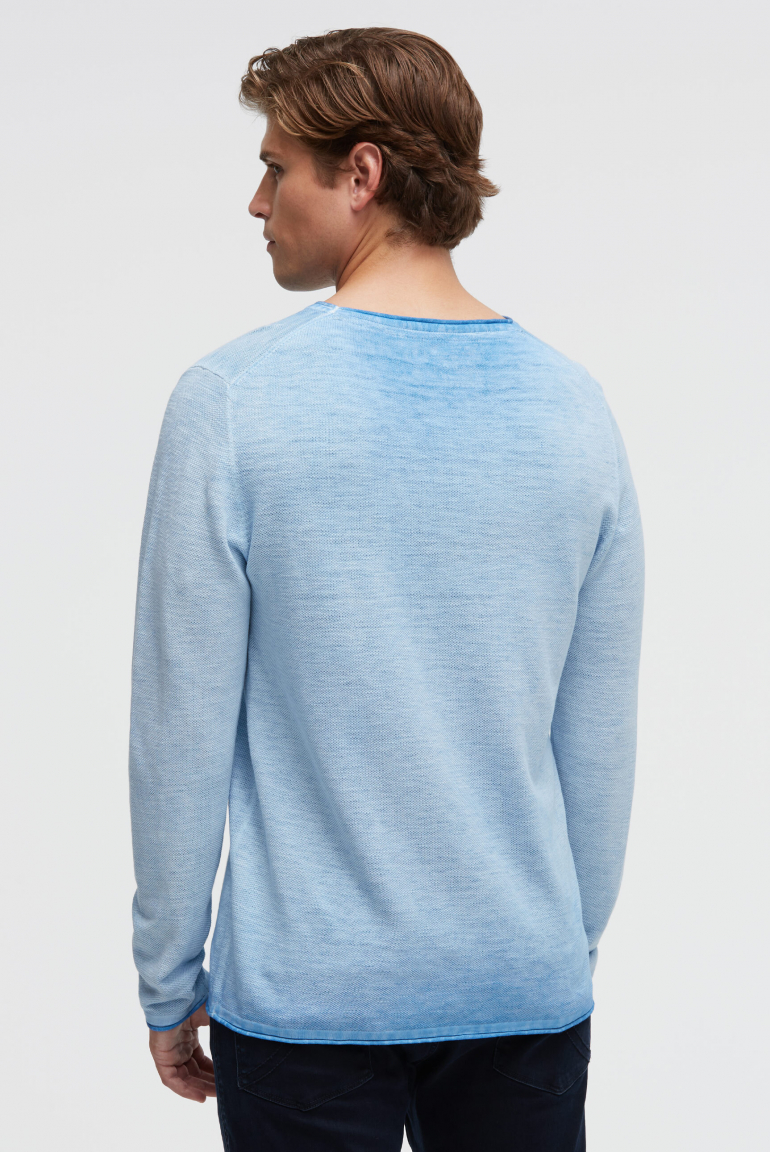 Svetr barvený olejem s potiskem loga