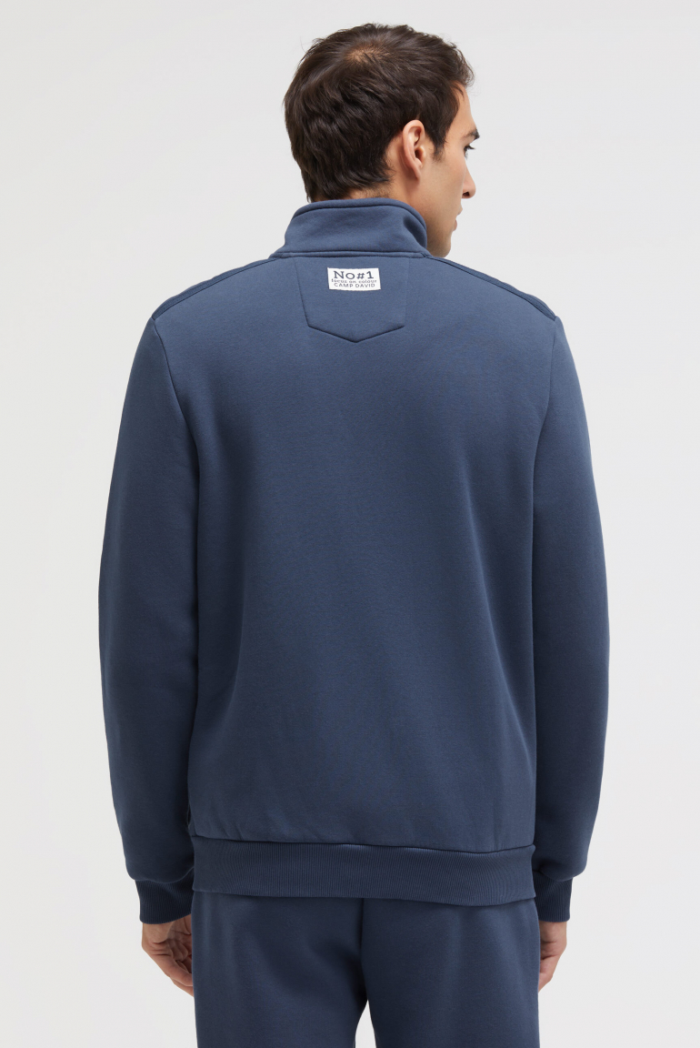 Mikina s gumovým artworkem loga