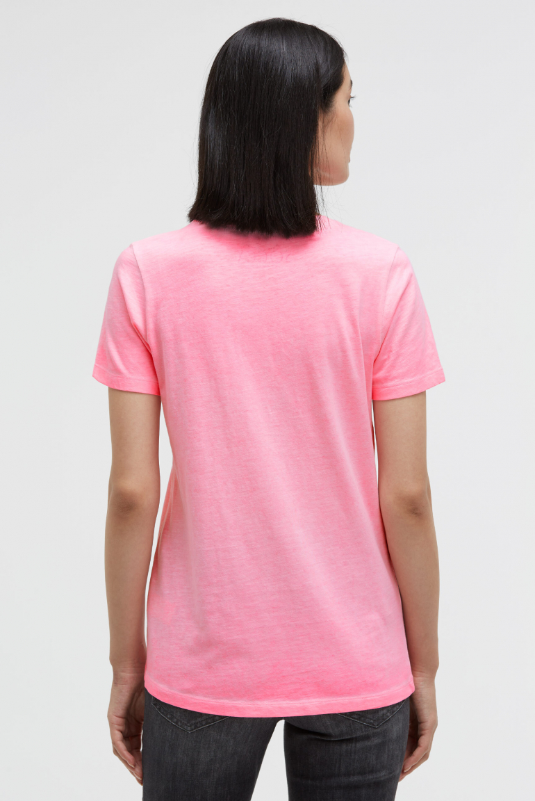 Tričko s kulatým výstřihem a artworkem