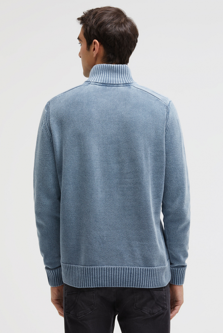 Troyer svetr z žinylky s potiskem a nášivkou