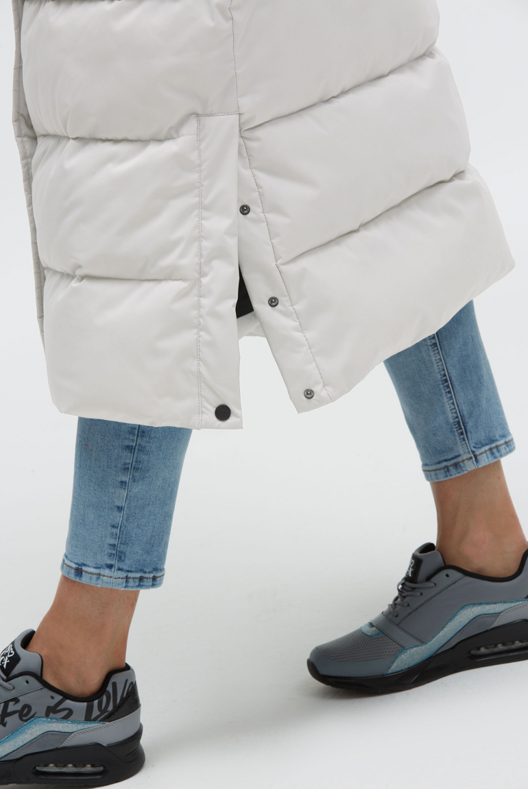 Prošívaný kabát a vesta 2v1