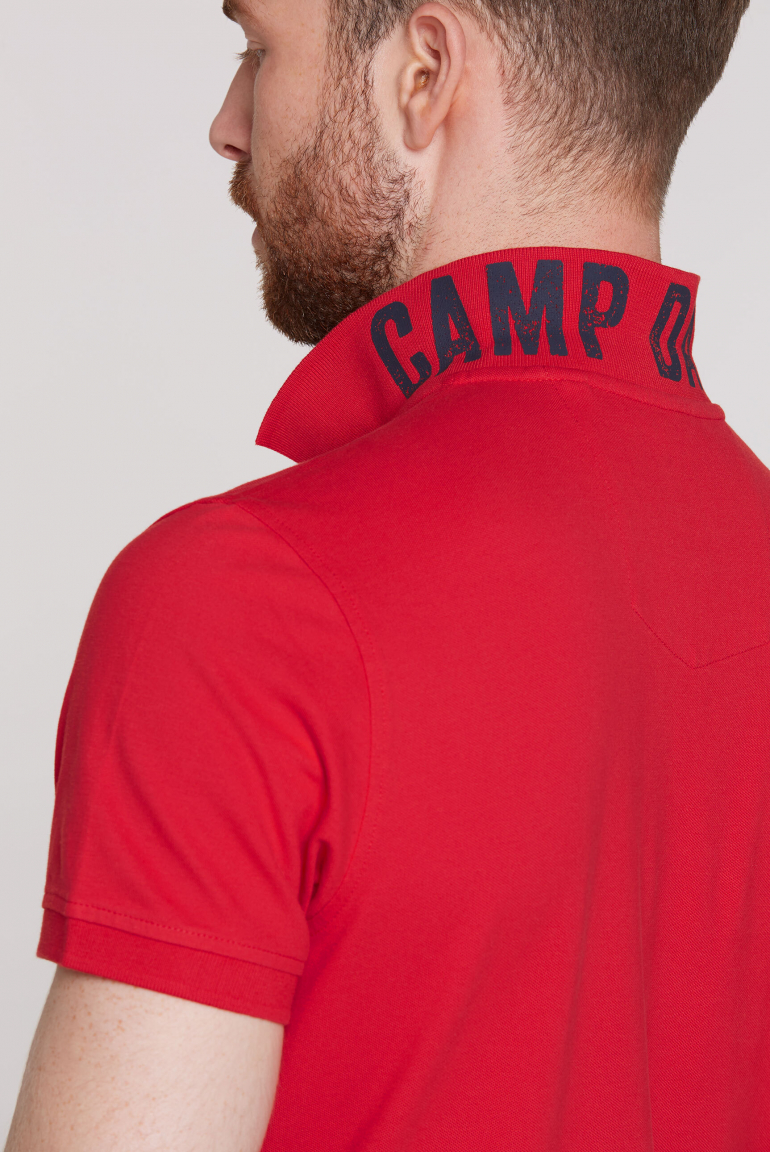 Basic polo tričko z piké s výšivkou loga