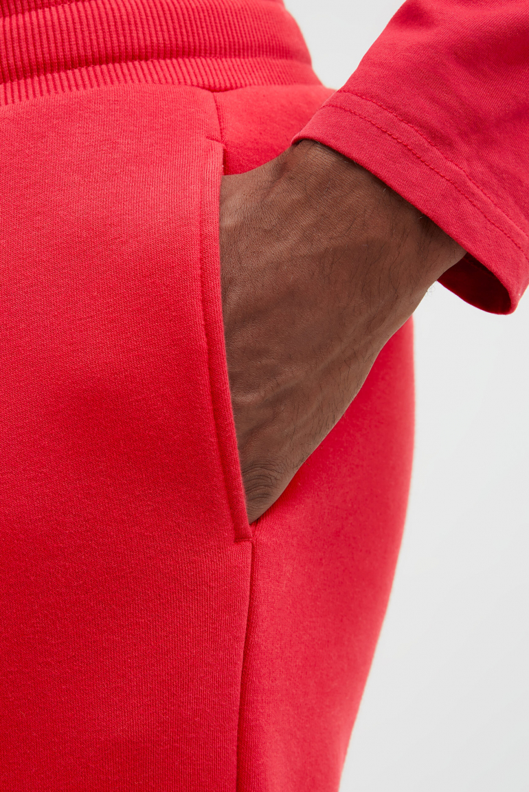 Tepláky s gumovým potiskem loga