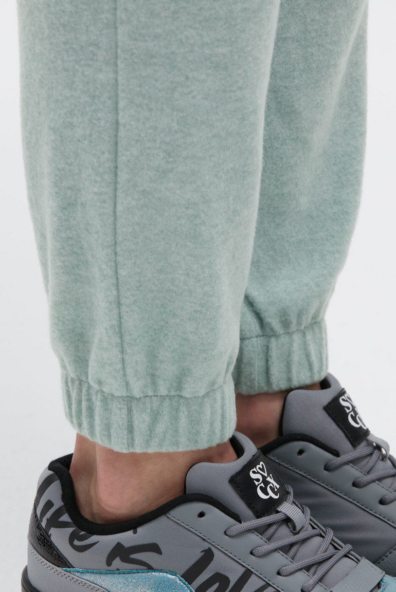 Tepláky z flaušového úpletu