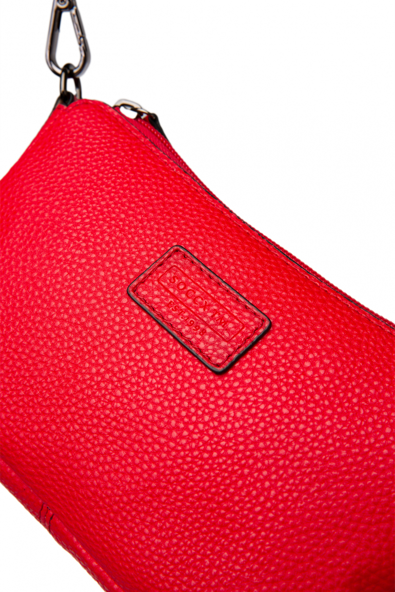 Malá crossbody taška se štítkem