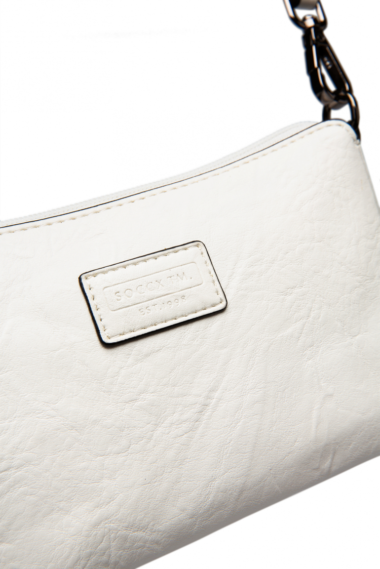 Malá crossbody taška se štítkem