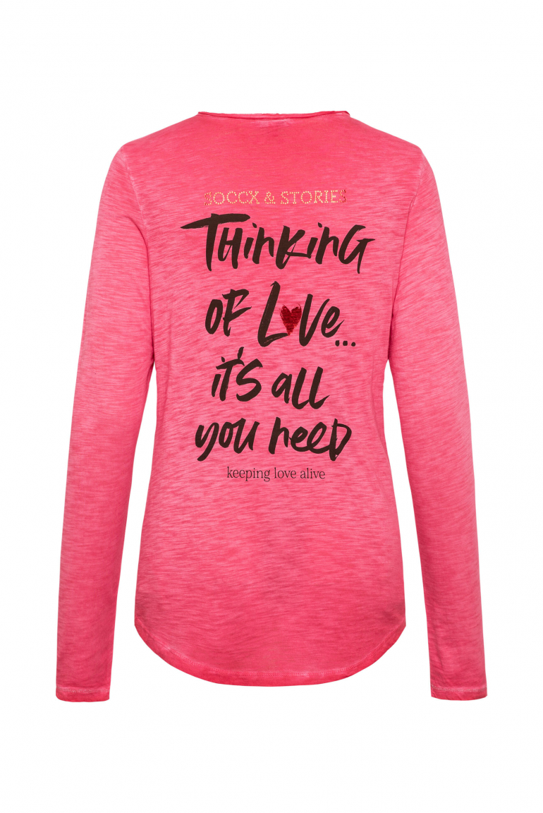 Serafino tričko s potiskem na zádech