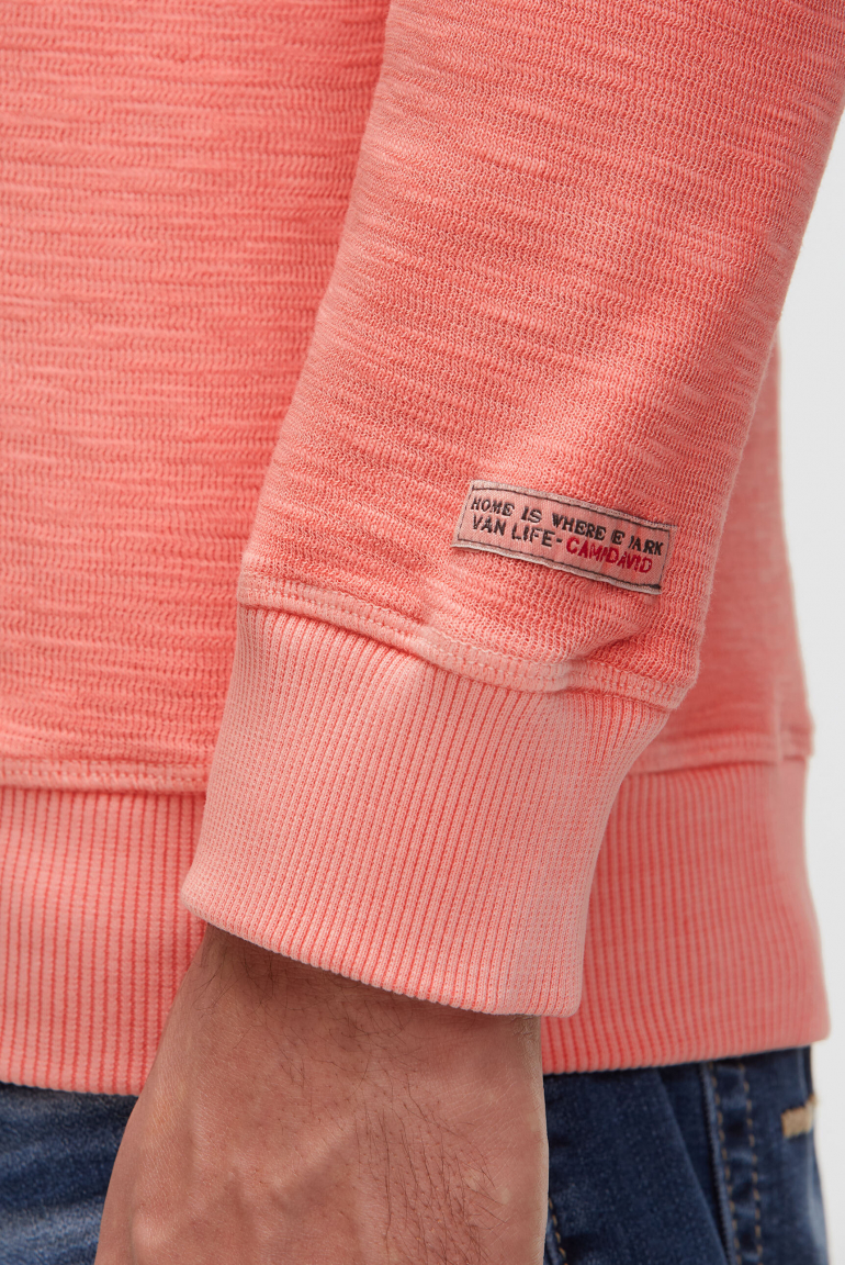 Mikina ze slubového interlocku