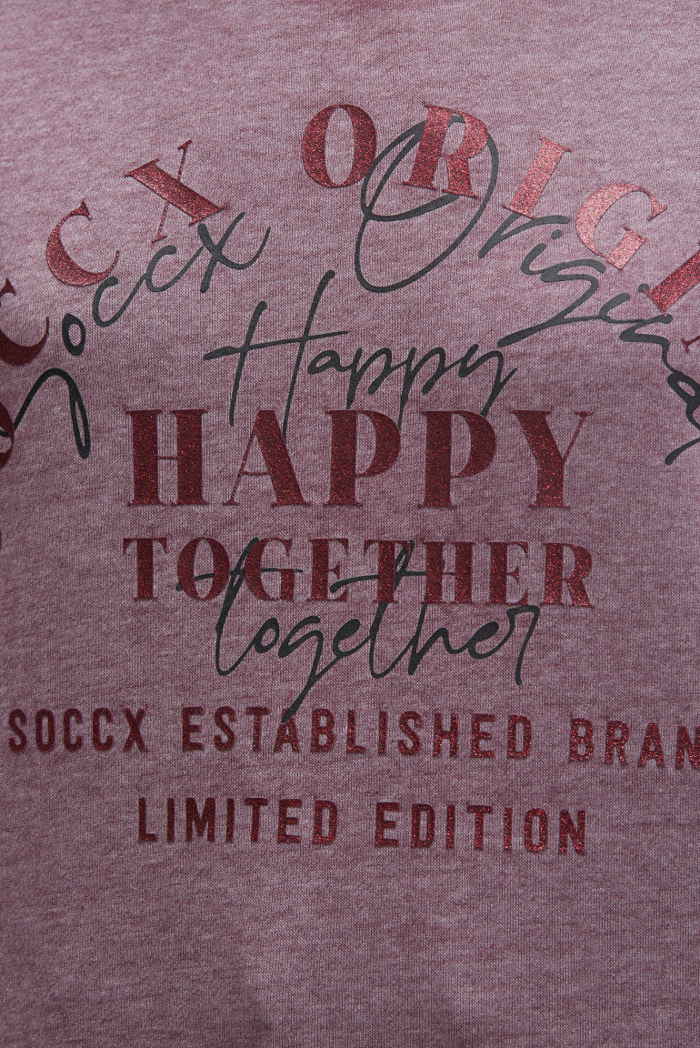 Mikina s třpytivým artworkem