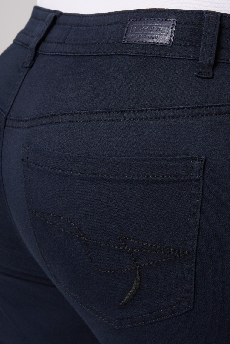 Džíny NI:NO ve střihu comfort fit se stahovací šňůrkou v pase
