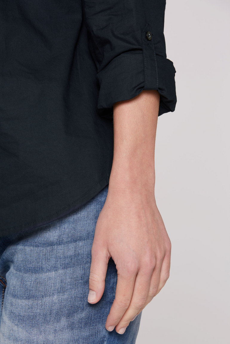 Halenka s dlouhými rukávy a potiskem s jemnou texturou