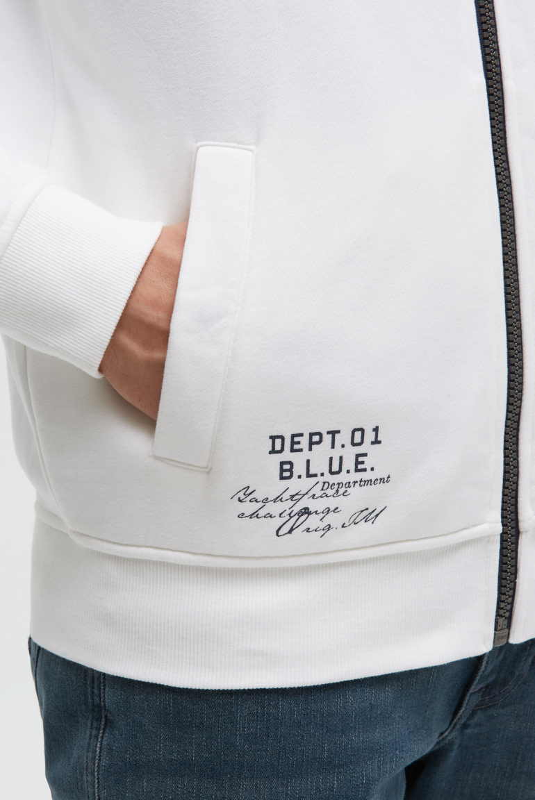 Mikina s kapucí a artworkem