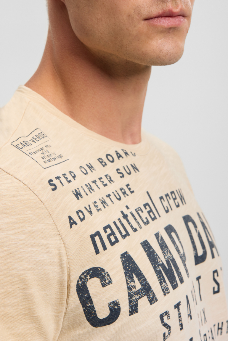 Dip Dye tričko s tištěnými nápisy