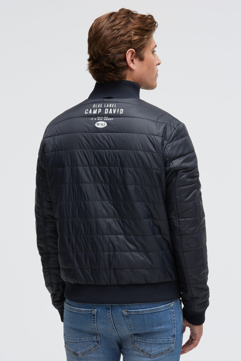 Oboustranný bomber s potisky loga