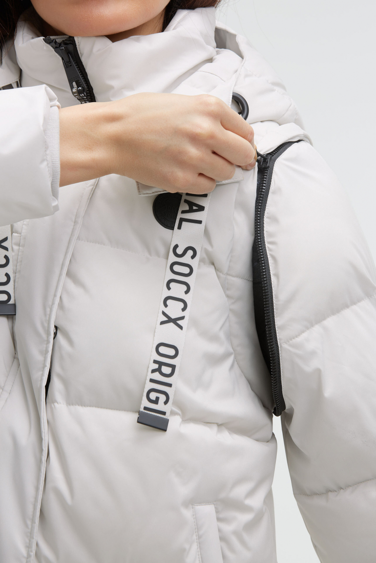 Prošívaný kabát a vesta 2v1