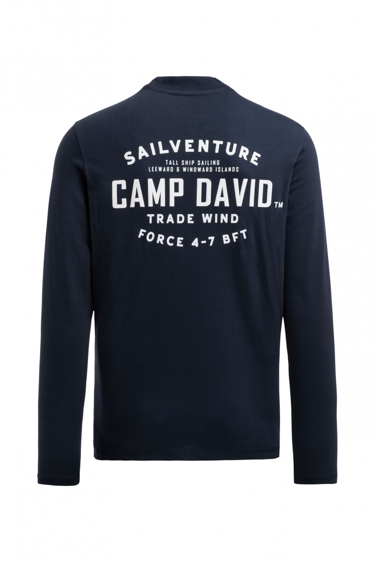 Tričko s dlouhým rukávem a artworkem na zádech