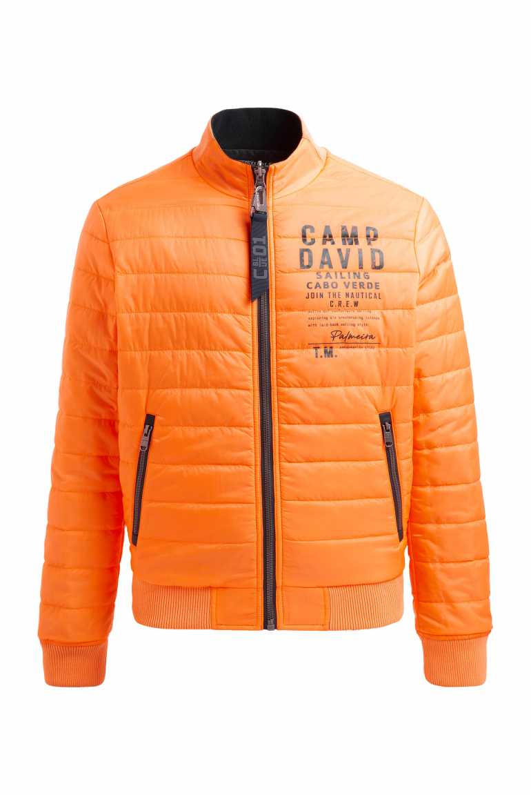 Oboustranný bomber s potisky loga