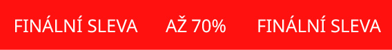 Sleva až 70 % 