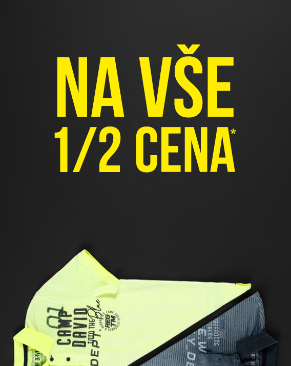 Polovicni cena na vše