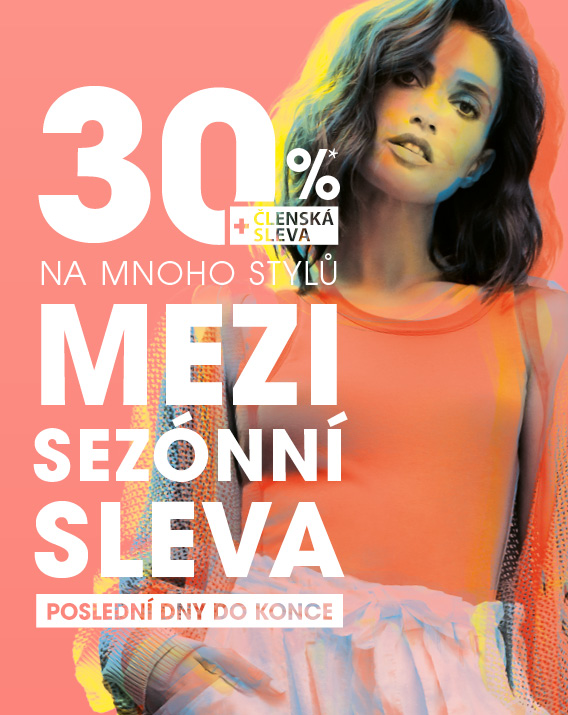 Mezisezonni sleva 30 % damska kolekce