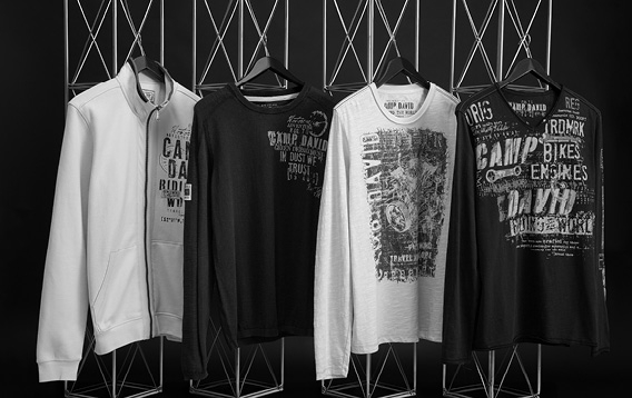 tricka vyskladana vedle sebe