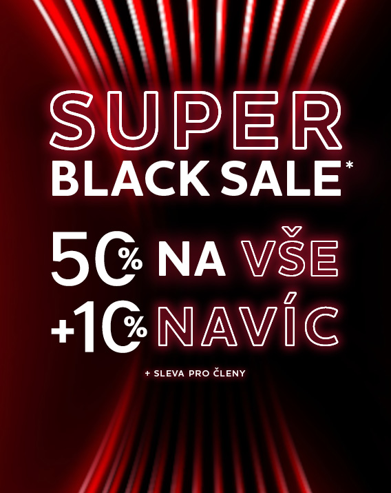 Black Sale 50 % sleva + 10 % extra